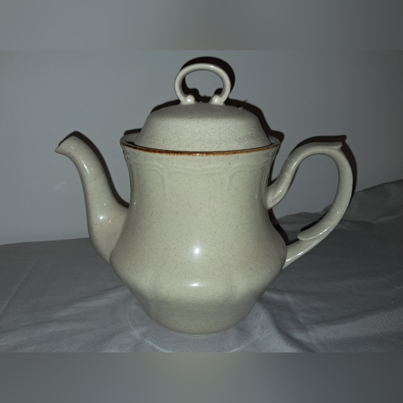 Vintage Hearthside Stoneware Baroque Coffee Teapot Hand Painted JAPAN - Picture 2 of 6